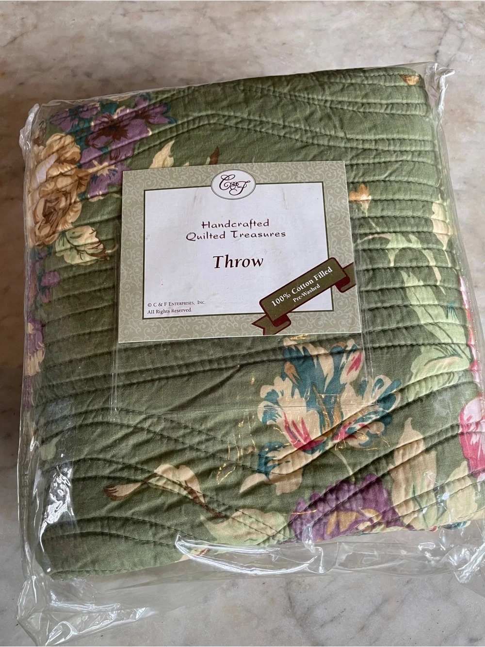 C & F Quilted Cotton Throw